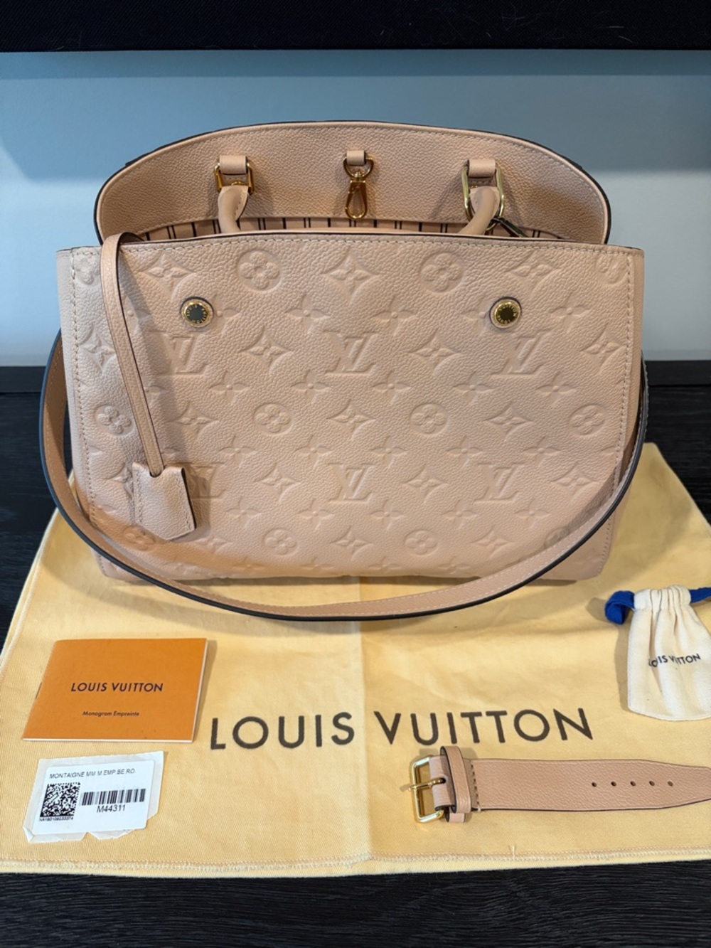 Louis Vuitton Montaigne MM  Empreinte Bag